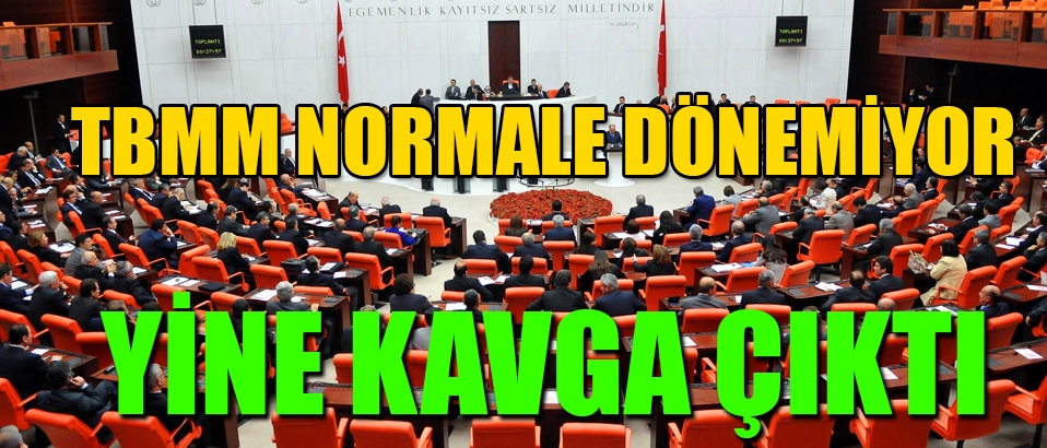 TBMM'de yine kavga çıktı; Vekiller güçlükle yatıştırıldı