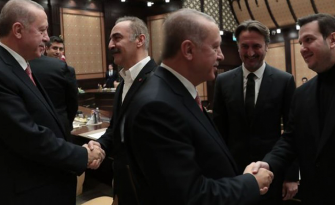 Erdoğan'dan sanatçılara 'Her şey çok güzel olacak' göndermesi