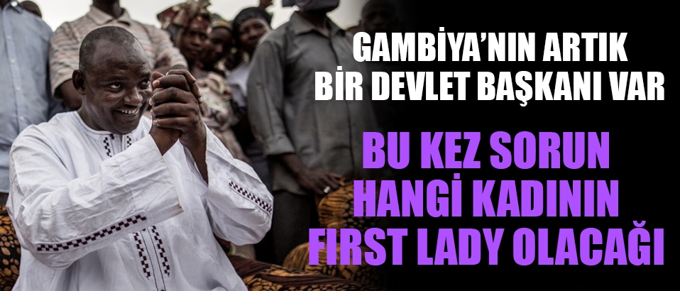 Gambiya'nın bu kez sorunu hangi kadının first lady olacağı