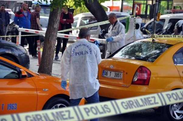 Ankara’da taksi durağında dehşet!