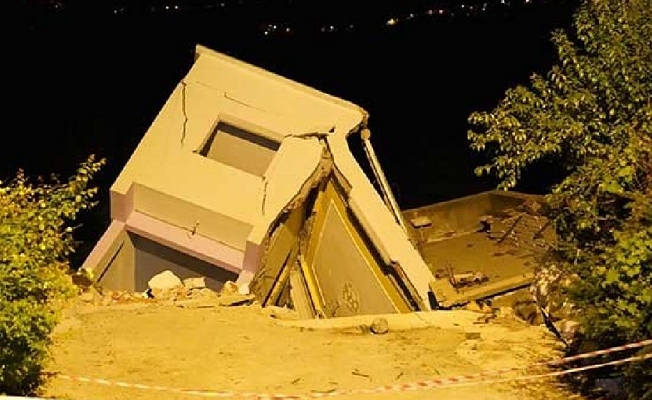 Ordu'da heyelan