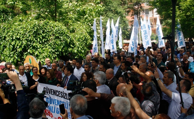 Ankara'da KESK'e polis müdahalesi!