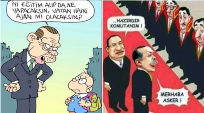 Karikatür paylaşan inşaat işçisine ‘Erdoğan’a hakaret’ten 2 yıl 2 ay hapis cezası
