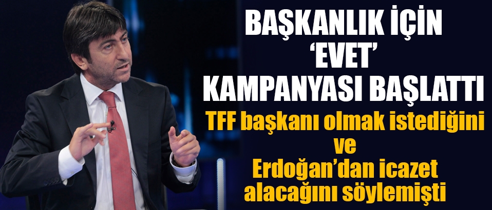Rıdvan Dilmen 'evet'çiler arasında yer aldı