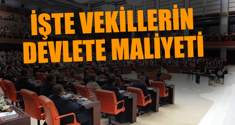 50 vekilin 5 yılda devlete maliyeti 187 milyon lira