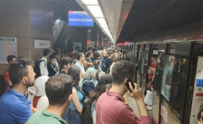 Marmaray'da yine arıza