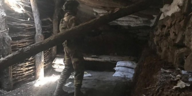 PKK'nın kullandığı 500 metrelik mağara yıkıldı