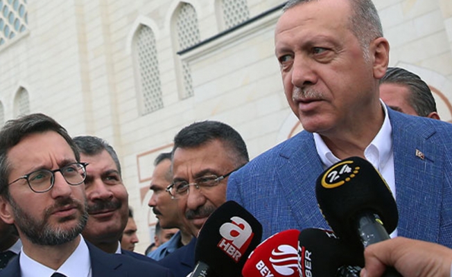 Erdoğan'dan bayram namazı sonrası açıklama