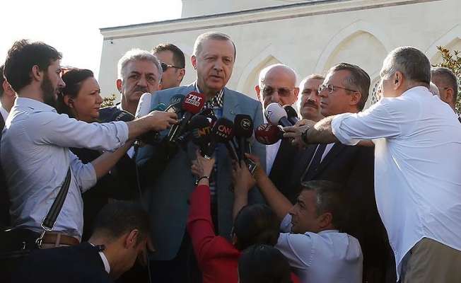 VİDEO | Erdoğan'dan gazetecilere: Size ayar vermek gerekirse...