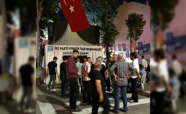VİDEO | İYİ Parti’nin ‘Demokrasi Çadırı’na engel
