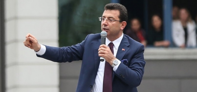 Adalar vapurunda A Haber'e İmamoğlu protestosu