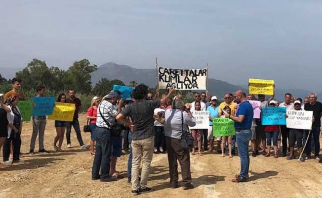 MHP'li başkan talimat verdi, doğa kumla katledildi