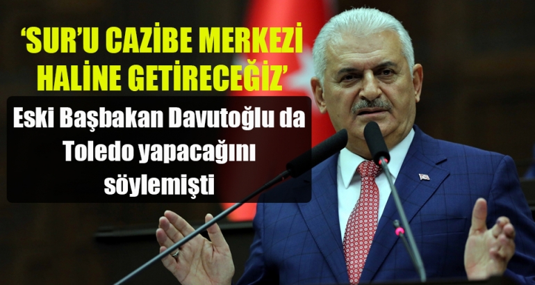 Başbakan'dan yerle bir olan Sur için: Cazibe merkezi haline getireceğiz