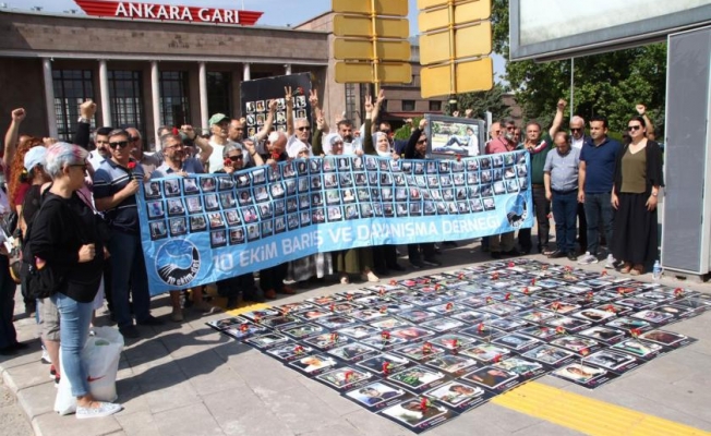 10 Ekim anmasında ailelerden IŞİD’li için yapılan törene tepki