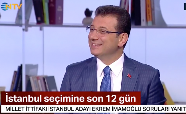 VİDEO | İmamoğlu: Yıldırım soruların önceden görüşülmesini talep etmiş!