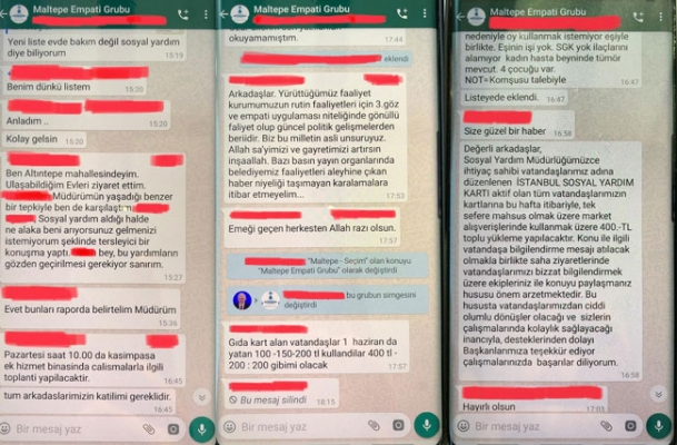 'İstanbul'da sosyal yardım skandalı' iddiası