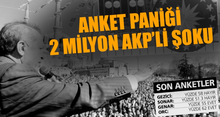 'Evet'çilerde anket paniği