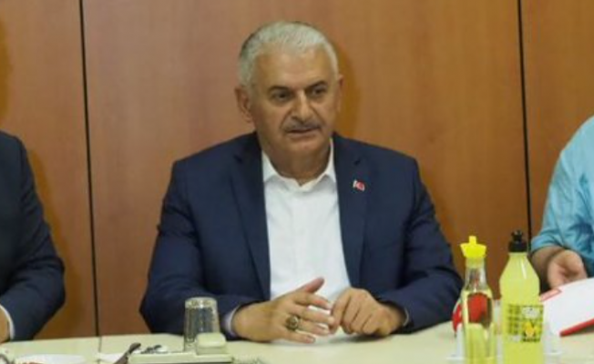 Yıldırım 'AKP bizi tehdit ediyor' diyen partinin gazetesine gitti