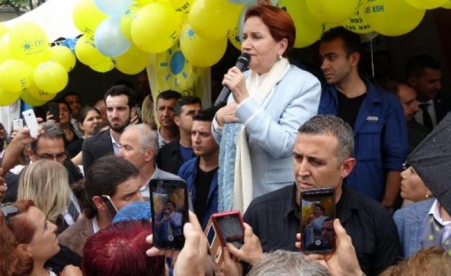 Meral Akşener: Hakkımızı aramak için karşınızdayım