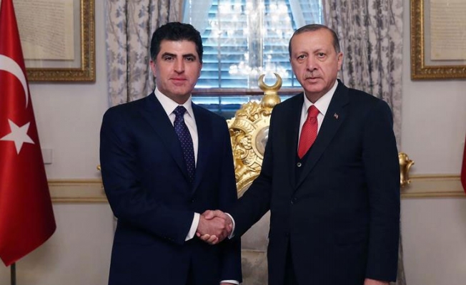 Barzani ile Erdoğan basına kapalı görüştü