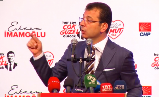 VİDEO | İmamoğlu açıklama yaparken canlı yayın kesildi