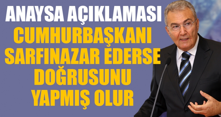 Baykal'dan anayasa açıklaması