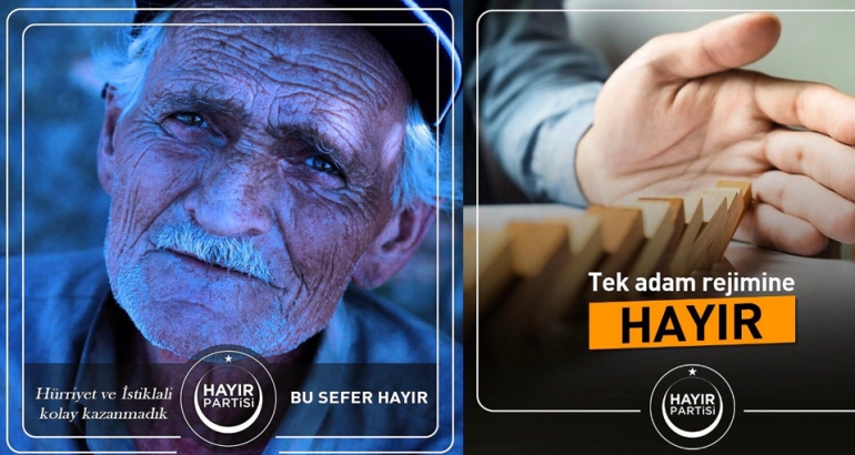 AKP'yi bırakıp 'Hayır Partisi'ni kurdu