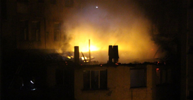 Zonguldak'ta yangın 1 can aldı