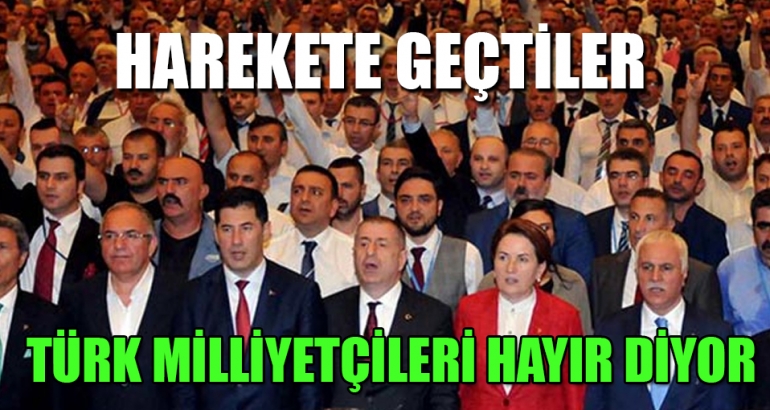 MHP'liler harekete geçti; HAYIR demek için bir araya geliyorlar