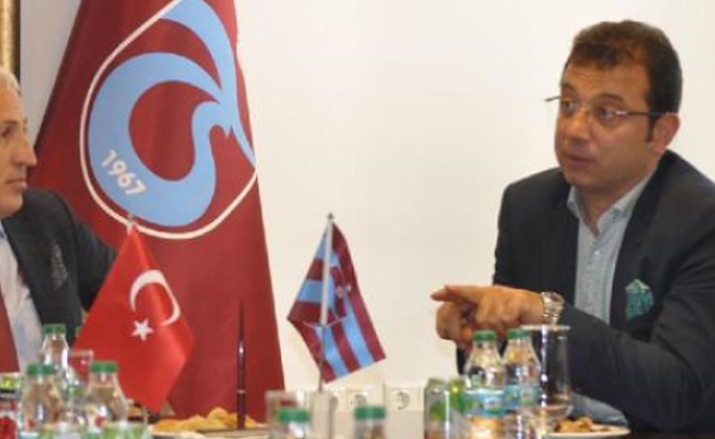 Trabzonspor'dan İmamoğlu'na tebrik