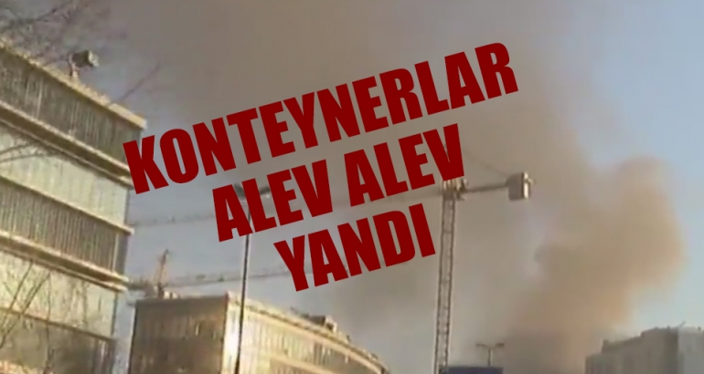 Şişli'de panik: Yangının dumanları gökyüzünü kapladı