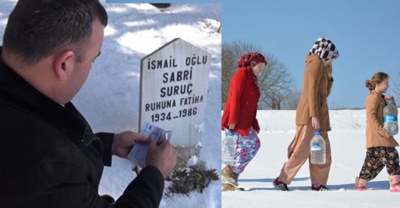 Ölülere su faturası kesildi!