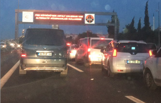 Köprüde onarım çilesi