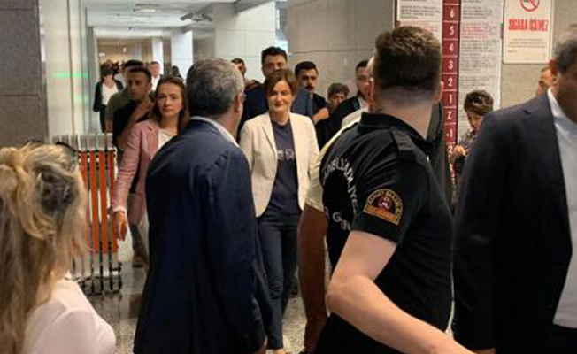 Adalet vuku bulacak: Yüzler Kaftancıoğlu'na destek için Çağlayan'da!