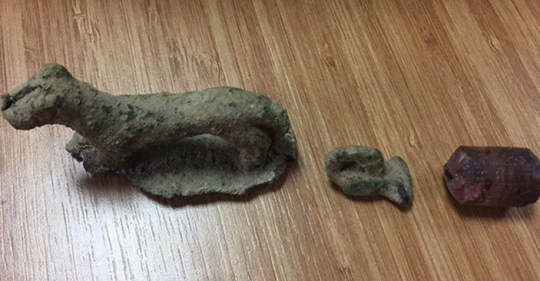 Ülkesinden kaçırdığı 4 bin yıllık tarihi eserle yakalandı!