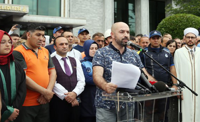 İBB önünde eylem yapan provokatörler: Talimat aldık