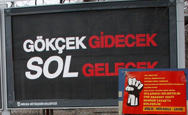 Solcular adına yaptırılan sahte afişlerin Gökçek'e ait olduğu kanıtlandı
