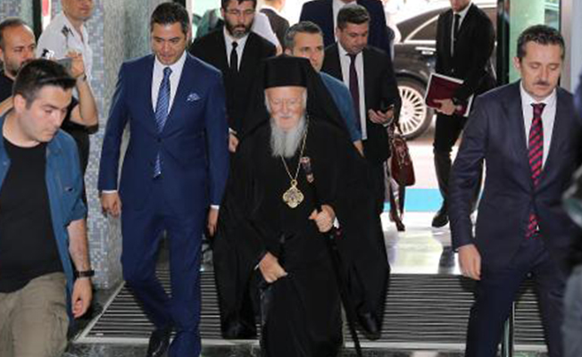 Fener Rum Patriği Bartholomeos, İmamoğlu'nu ziyaret etti