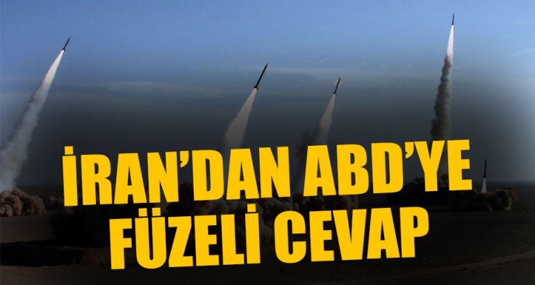 İran'dan ABD yaptırımlarına 'füzeli' cevap!