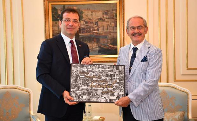 Yılmaz Büyükerşen'den Ekrem İmamoğlu'na ziyaret