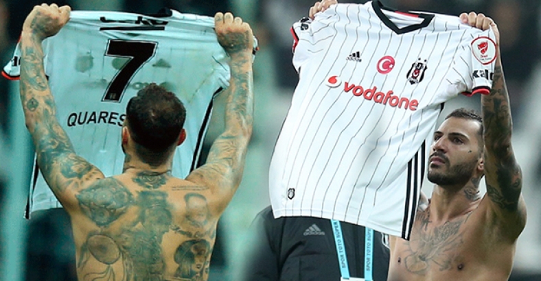 Quaresma'dan Fenerbahçe tribünlerine...