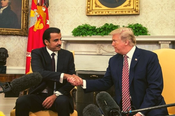Trump'tan Katar'a teşekkür