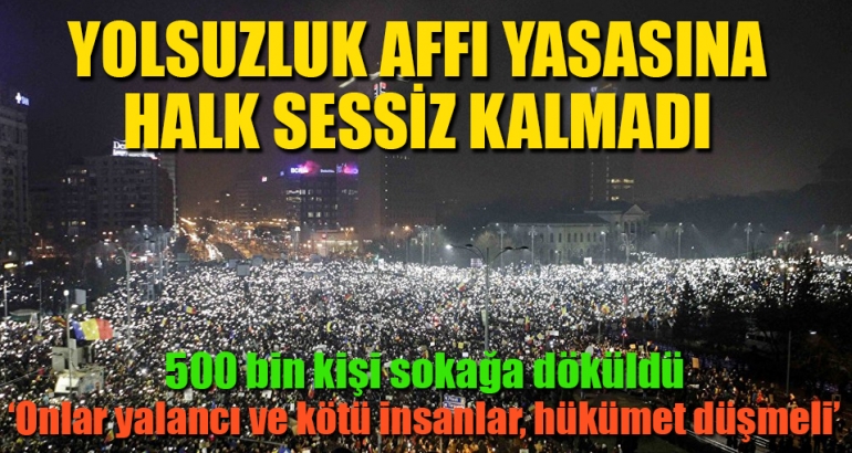 Yolsuzluk affı yasası çıkarmak isteyen hükümete sessiz kalmadılar