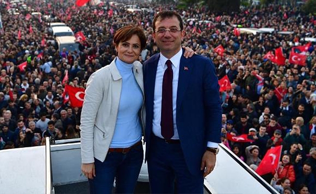 Ekrem İmamoğlu'ndan Canan Kaftancıoğlu'na destek