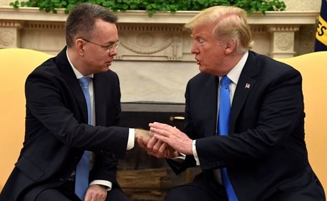 Erdoğan 'Verin papazı, alın papazı' demişti: Brunson Beyaz Saray'da