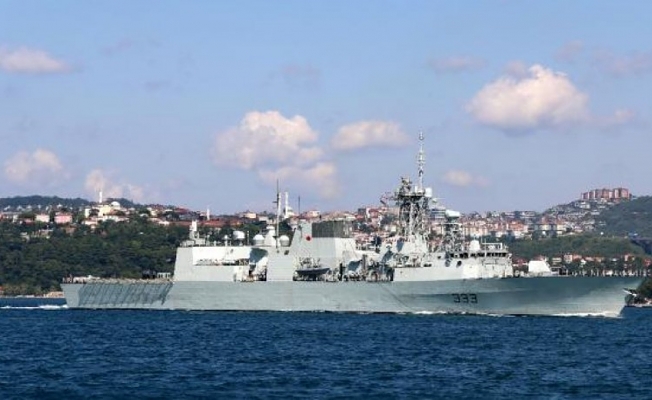 NATO savaş gemisi Karadeniz'den ayrıldı