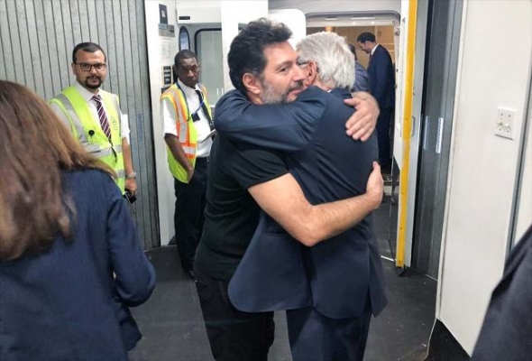 Serbest kalır kalmaz Erdoğan'a teşekkür etti