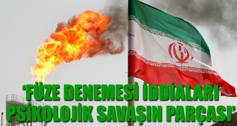 İran yeni füze denediği iddialarına: Psikolojik savaşın parçası