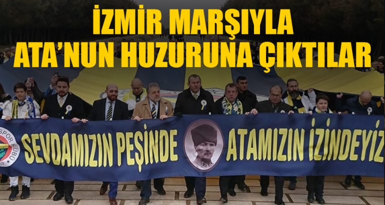 Fenerbahçe taraftarı Ata'nın huzurunda