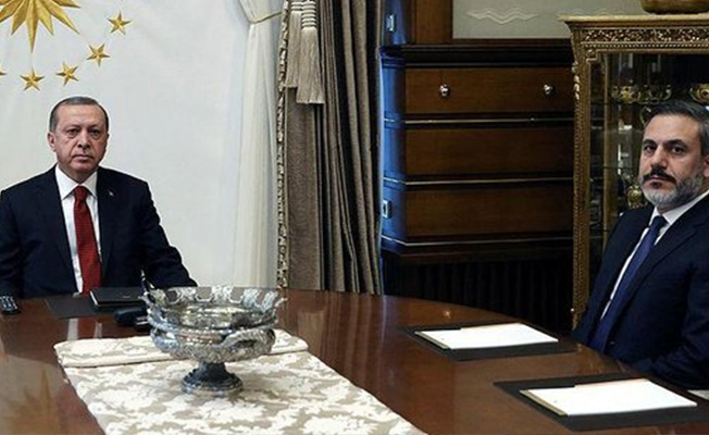 Erdoğan'dan Hakan Fidan'la kapalı görüşme